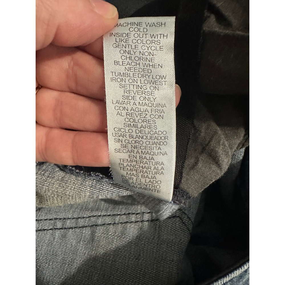 Democracy AbSolution Distressed Bootcut Jeans Blue 18W Plus Size - Picture 7 of 7